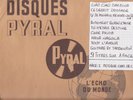 DALIDA LP DISQUE PYRAL 1 face DALIDA 9 Titres/ 1 Face musique cors de Chasse INT