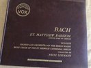 BACH St. Matthew Passion - Fritz Lehmann 4LP Set - Discophiles Francais