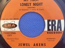 Jewel Akens My First Lonely Night 45 Promo Copy VG+ Rare Northern Soul 45