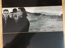 U2 THE JOSHUA TREE UK ORIGINAL  ISSUE VINYL BLACK INNER + POSTER