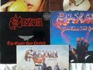 5XVINYL ROCK LP RECORDS BY SAXON 