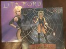 Lita Ford Out For Blood 2 Albums Alternate Covers Vinyl LP Records