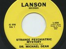 Rare Lounge Pop Song Poem 45 - Dr. Michael Dean - Strange Psychiatric Mystery