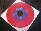 JACK LEWIS 45 Crest 1950's ROCKABILLY   i.o.u  RED VINYL First Pressing  GUITAR