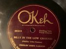 FIDDLIN' JOHN CARSON BILLY IN THE LOW GROUND 78 RPM RECORD VG
