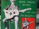 YAZOO RECORDS  LP 33 RPM BLUES, BLIND WILLIE McTELL,1927- 1933 THE EARLY YEARS