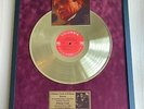 Johnny Cash At Folsom Prison 1968 Custom 24k Gold Vinyl Record in Wall Frame