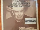 Bob Wills and His Texas Playboys For The Last Time 1974 Double LP Sealed  Promo