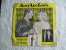 JERRY LEE LEWIS GREAT BALL OF FIRE YOU WIN AGAIN W/PICTURE SLEEVE ROCKABILLY  45