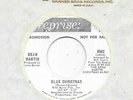 CHRISTMAS * DEAN MARTIN * Blue Christmas * 45 * 1960's * DJ PROMO * NM/ MINT