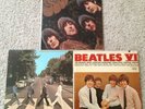THE BEATLES 3 LP Lot: Rubber Soul, Abbey Road, Beatles VI