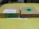 Rare  (24) Vintage Seeburg Background Music Library Green, 45 RPM. Orig. Box