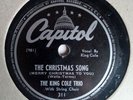 Nat King Cole The Christmas Song 78rpm