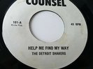 The Detroit Shakers - Help Me Find My Way - Vinyl 7