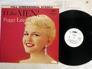 PEGGY LEE I LIKE MEN CAPITOL ECJ-60029 Japan PROMO VINYL LP