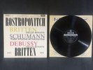 Rostropovich Britten Schumann Debussy LP Record - DECCA SXL 2298 WB UK ED1
