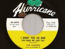 Chicano Sweet Soul 45 THE CHARMS (TOMMY G) I Want You So Bad HURRICANE Hear mp3