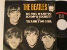 THE BEATLES DO YOU WANT TO KNOW A SECRET 45 W/ PICTURE SLEEVE VG+ VJ 587 VEE-JAY