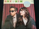?A Very She & Him Christmas Limited Candy Cane Color Exclusive Vinyl LP 500