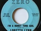 1960 LORETTA LYNN-I'M A HONKY TONK GIRL/WHISPERING SEA 7