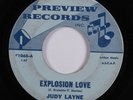 Girl Group Song Poem 45 JUDY LAYNE Explosion Love PREVIEW HEAR