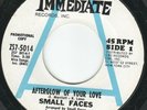 SMALL FACES: Afterglow of Your Love/Wham Bam... IMMEDIATE ZS7 5014 USA PROMO