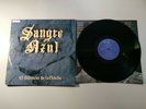 1120- SANGRE AZUL EL SILENCIO DE LA NOCHE ESPAÑA 1989 LP VIN POR G+ DIS NM