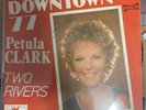 Petula Clark SPAIN 45 autographed 'Downtown 77' & 'Two Rivers' Jsa Authentic