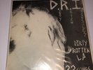 D.R.I. Dirty Rotten Lp vg+ 1983 R radical issue punk rock lp thrash metal lp