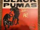 Black Pumas - Black Pumas -Deluxe 2 LP Gold / Red Black Splatter- SIGNED -Unused