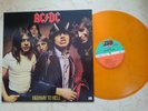 AC/DC Highway To Hell *1979 GERMAN ATLANTIC YELLOW VINYL LP 1st PRESS ATL 50628*