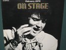 Elvis Presley On Stage February 1970 LP Rare Back Cover NM