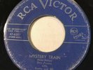 ROCKABILLY Elvis Presley MYSTERY TRAIN RCA 45 rare Canadian blue label