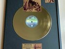 Nazareth Hair Of The Dog Custom 24k Gold Vinyl Record in Wall Hanging Frame