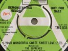 Supremes,DEMO,You Wonderful Sweet, Sweet Love,N.Mint,Tamla Motown,1972,TMG 835
