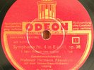 Abendroth. Brahms (Symphony 4). Odeon O-50 225/30 (6). NM(-)