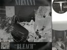 LP NIRVANA BLEACH REISSUE 2002 WHITE VINYL KURT COBAIN GRUNGE ROCK +INNER SLEEVE