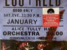rare LOU REED Live At Alice Tully Hall 1973 RSD2020 COLOR VINYL 2-LP early tour