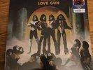 Kiss Love Gun Walmart Orange Blue Splatter Vinyl Lp Album
