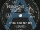 EASYBEATS 45: HELLO, HOW ARE YOU/FALLING.. AUSSIE  PARLOPHONE 8290  EX/EX+ 1968
