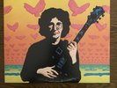 JERRY GARCIA Garcia ROUND RX-102 LP embossed Vinyl Record Grateful Dead VG+/VG+