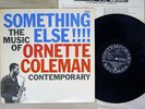 ORNETTE COLEMAN SOMETHING ELSE  THE MUSIC OF CONTEMPORARY GXC-3181 Japan LP