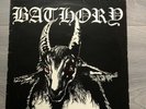 Bathory Original 1st press LP Vinyl st Under one flag 1987 yellow goat Venom
