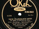 Okeh #41153: Miff Mole's Molers-You're The Cream In My Coffee/Wild Oat Joe V+/E-