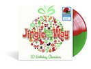 Jingle All The Way 10 Holiday Classics - Red & Green Split Colored Vinyl LP