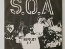 S.O.A. - No Policy 1981 Dischord No.2, - 2nd Press. Minor Threat, Teen Idles KBD