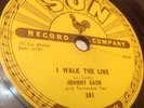 JOHNNY CASH - I Walk The Line/Get Rhythm 78 RPM 1956 Original SUN Records