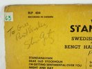 Stan Getz SIGNED Record 1951 Swedish All Stars Vol. 2 AUTOGRAPHED autograph jazz