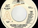 SELENA Y LOS DINOS 45 contigo quiero estar CAP/EMI PH-19328 promo BLACK WAX 1989