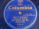 JOE VENUTI & BILLY COTTON 1933 BLUE WAX. COLUMBIA 78 N- condition RED HOT JAZZ